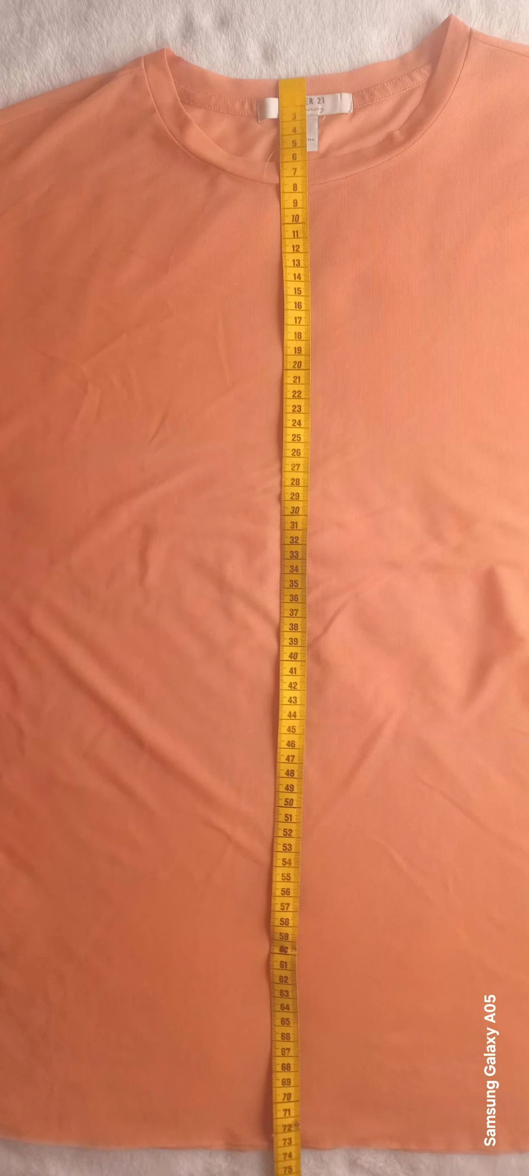 Top Mesh laranja Forever 21-Novo, costura leve & Feito no Vietnã – photo 5